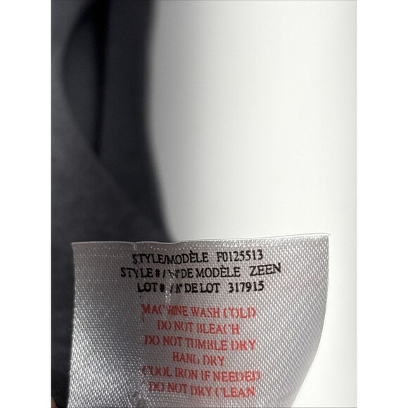 Theory + Zeen Size Small  Slim V neck Top  Heather Gray  zip back - Picture 15 of 15